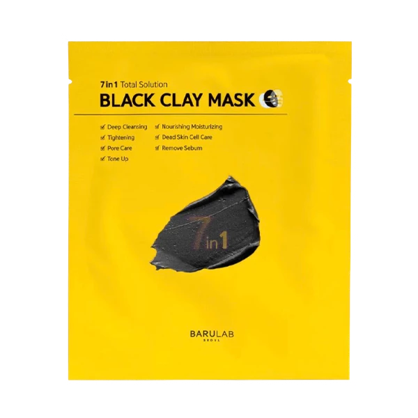 7-in-1 Total Solution Black Clay Mask