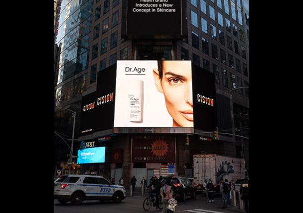 Dr.Age Featured In Times Square 