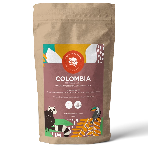 COLOMBIA WASHED ARABICA GROUND FILTER COFFEE