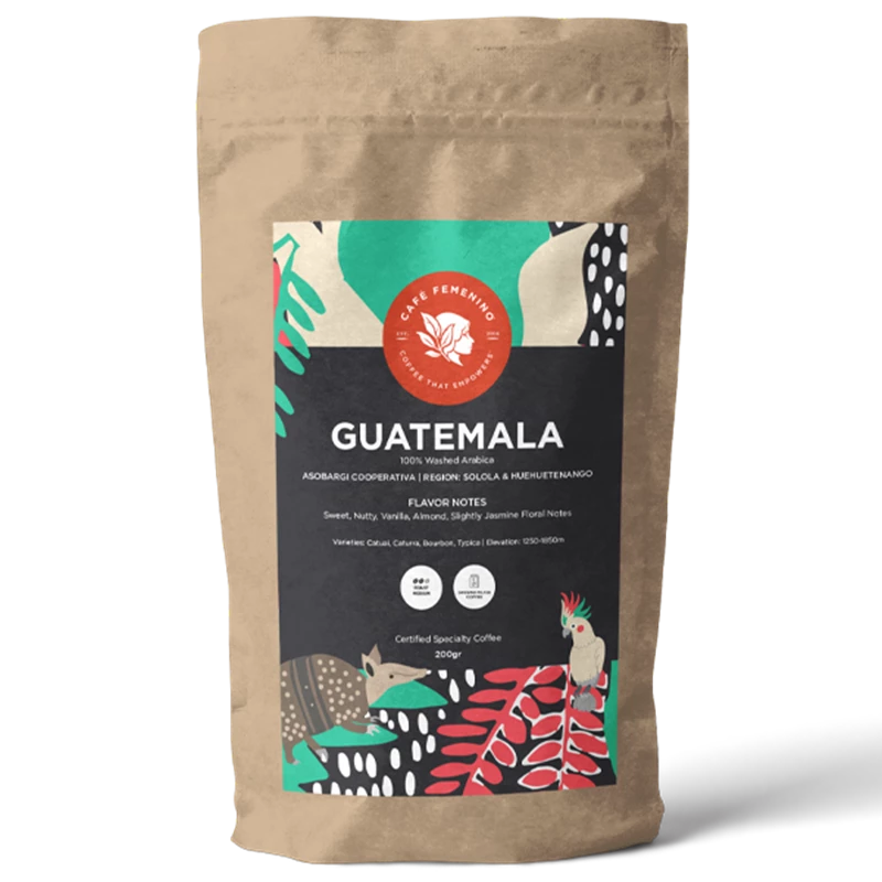  GUATEMALA WASHED ARABICA GROUND FILTER COFFEE 200GR 