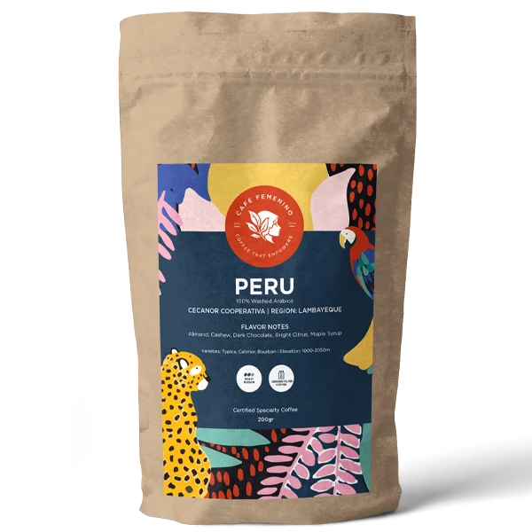 PERU WASHED ARABICA GROUND  FILTER COFFEE