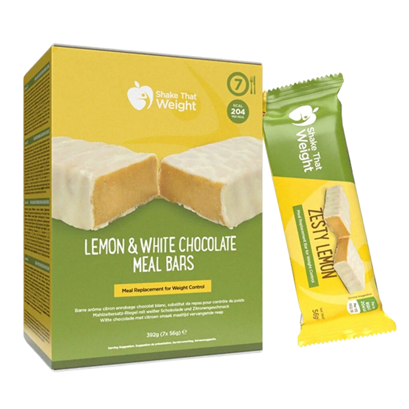 Lemon and White Chocolate Bar (Box of 7 Servings)