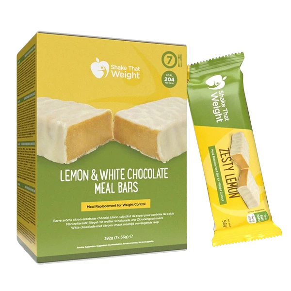 Lemon and White Chocolate Bar (Box of 7 Servings)