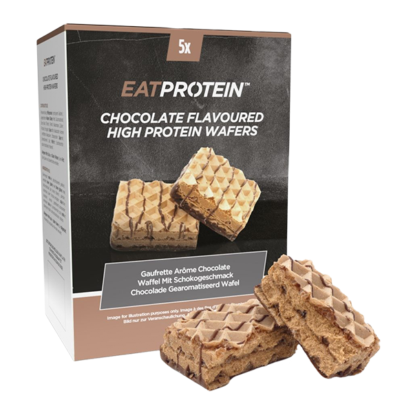 Chocolate Flavoured Protein Wafers (Box of 5 Servings)