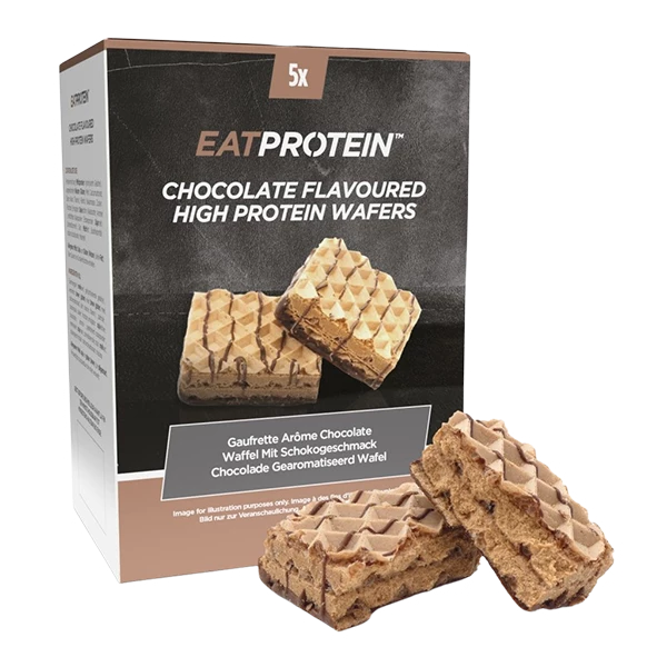 Chocolate Flavoured Protein Wafers (Box of 5 Servings)