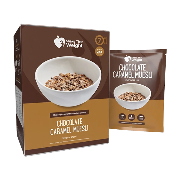 Muesli with Chocolate and Caramel (Box of 7 Servings)