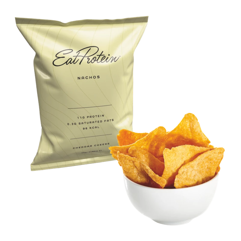 Cheddar Cheese Protein Nachos (11.2g Of Protein)