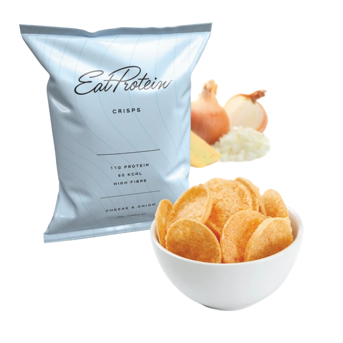 Cheese And Onion Protein Crisps (11.2g Of Protein)